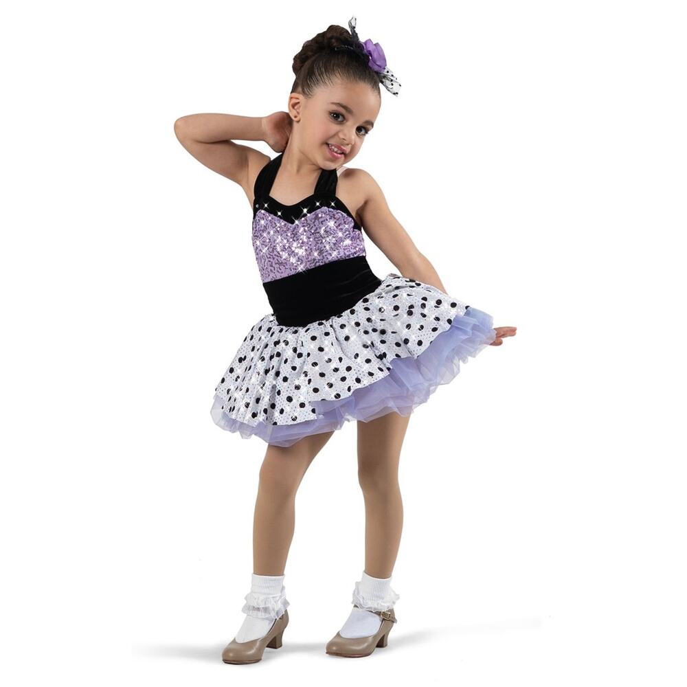 Dance Costume Gallery  19609 Intermediate Child Purple  Jazz
